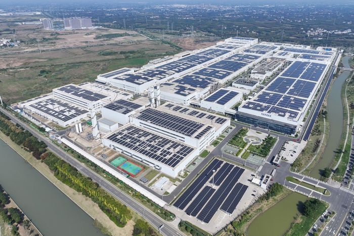 SVOLT lighthouse factory, aerial view